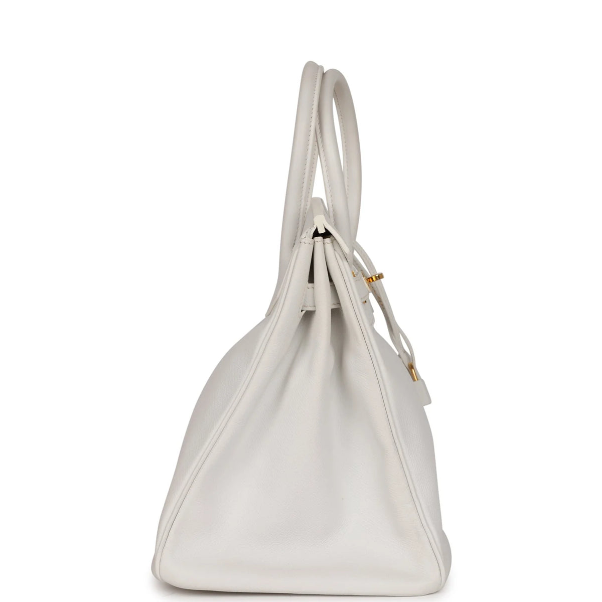 Pre-owned White Epsom Leather Birkin 35 R594138