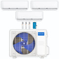36,000 BTU 3 Zone Ductless Air Conditioner and Heat Pump T568448