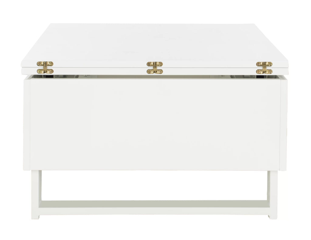 White Lift-Top Coffee Table X3781