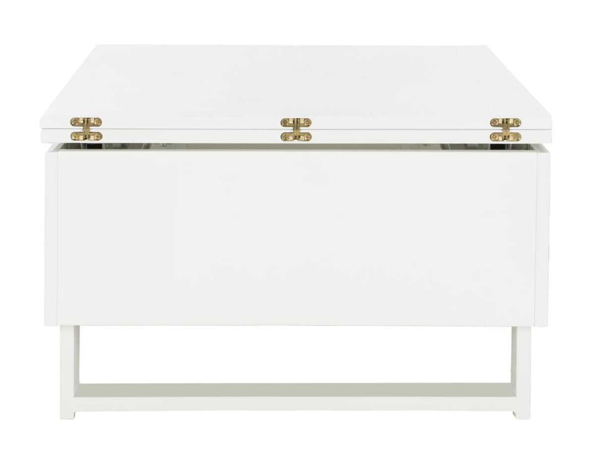 White Lift-Top Coffee Table X3781