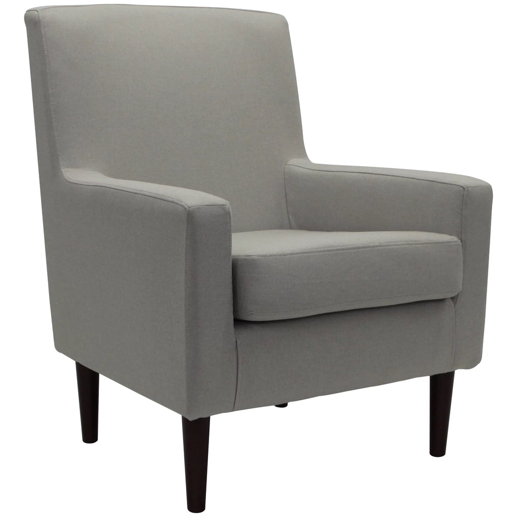 Navy Polyester Fabric Arm Chair T64105