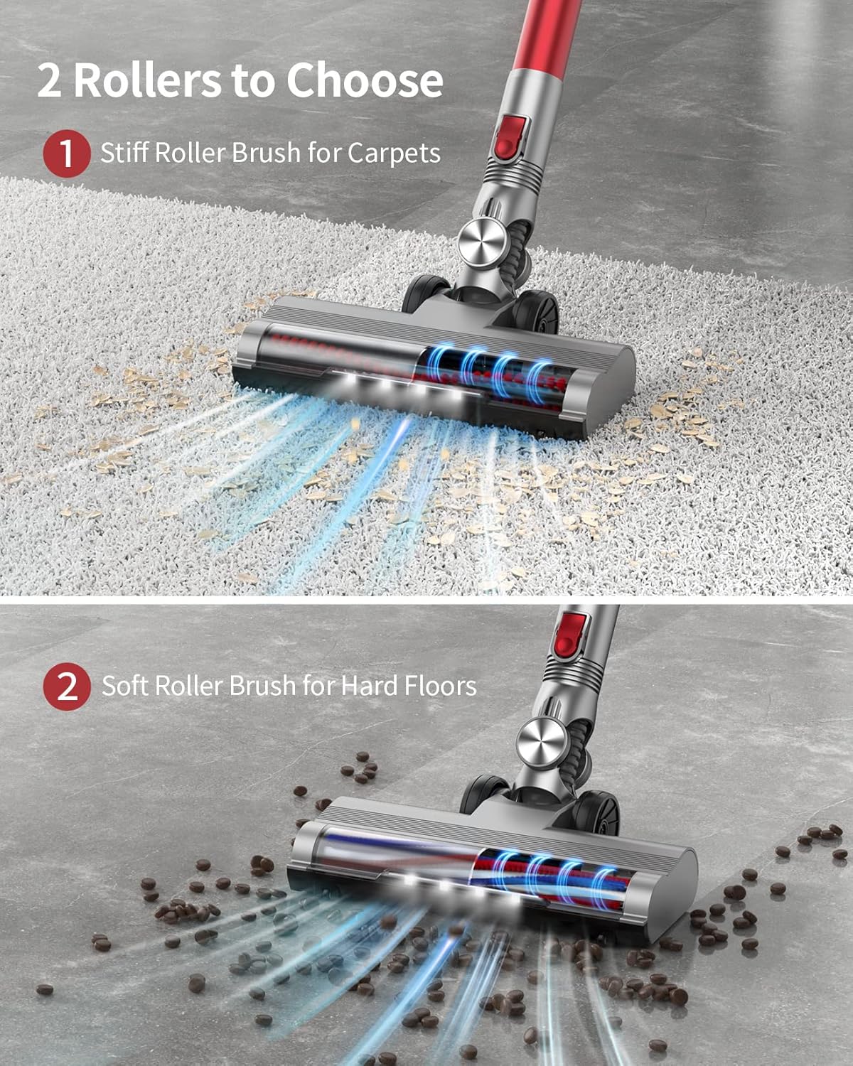 Cordless Stick Vacuum Cleaner with Detachable Battery P140