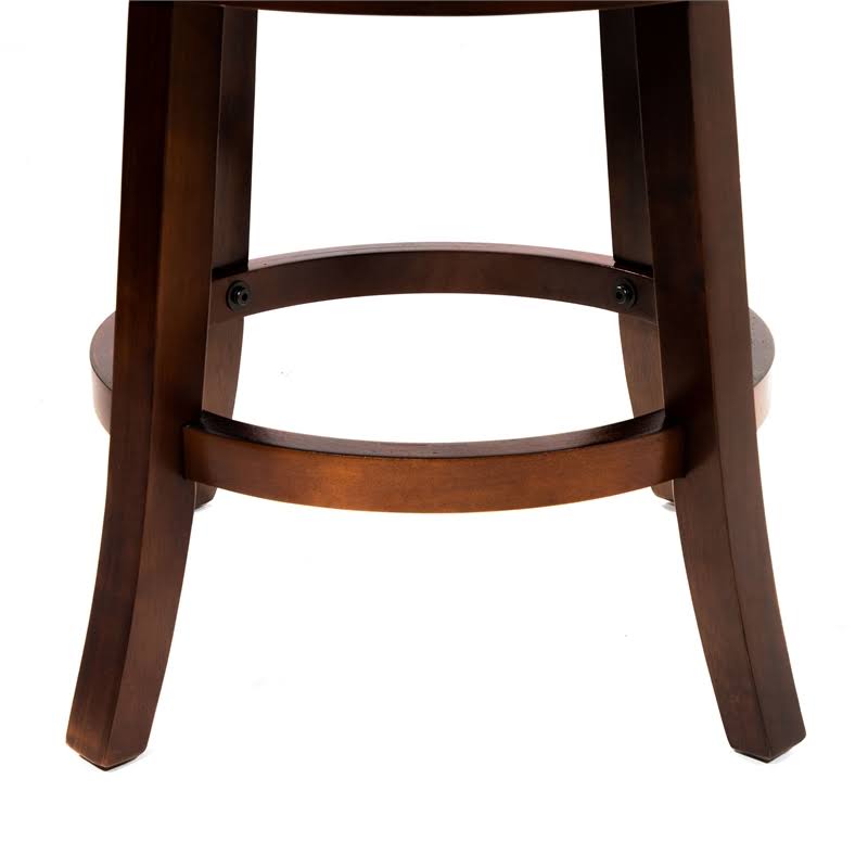 Light Gray Fabric Swivel Bar Stool (Set of 2) X919