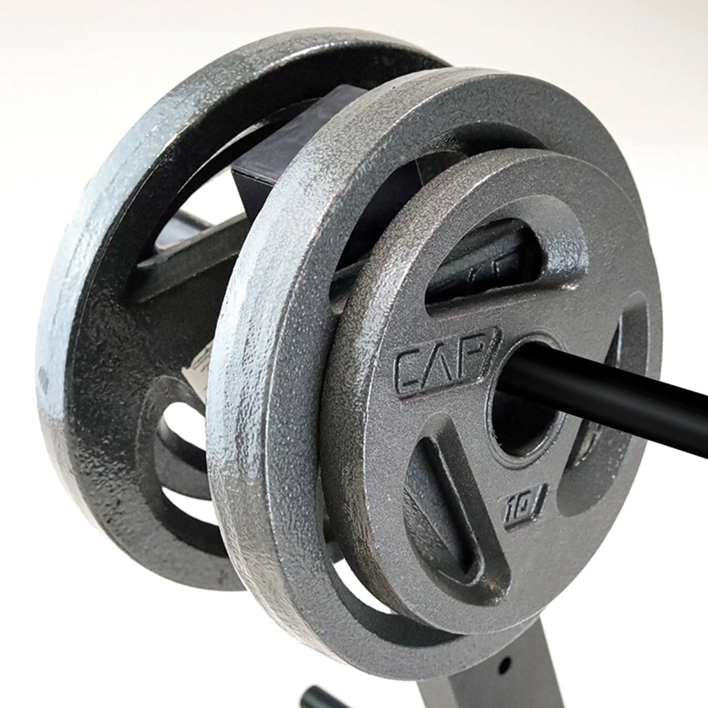 Hybrid Olympic and Standard Weight Plate Storage Rack W373