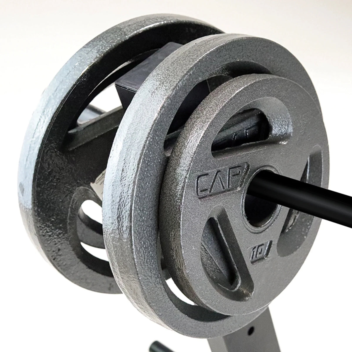 Hybrid Olympic and Standard Weight Plate Storage Rack W373