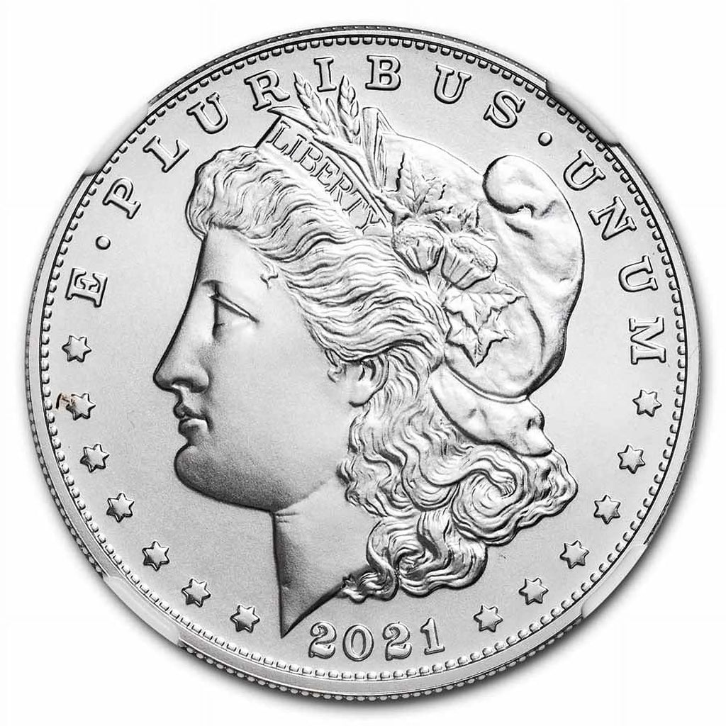 Silver Morgan Dollar MS-70 NGC F915
