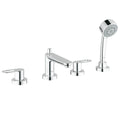 4-Hole Roman Tub Filler with Hand Shower Q87390