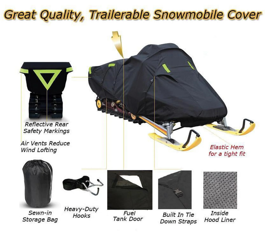 Trailerable 600 Denier Snowmobile Cover M304