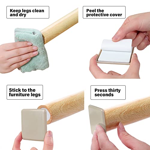 16 Pieces Self-Adhesive Furniture Slider F944338