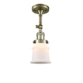 1 Light Semi Flush Mount Antique Brass Z752676