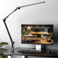 Black 18W LED Desk Lamp with Clamp Q7952