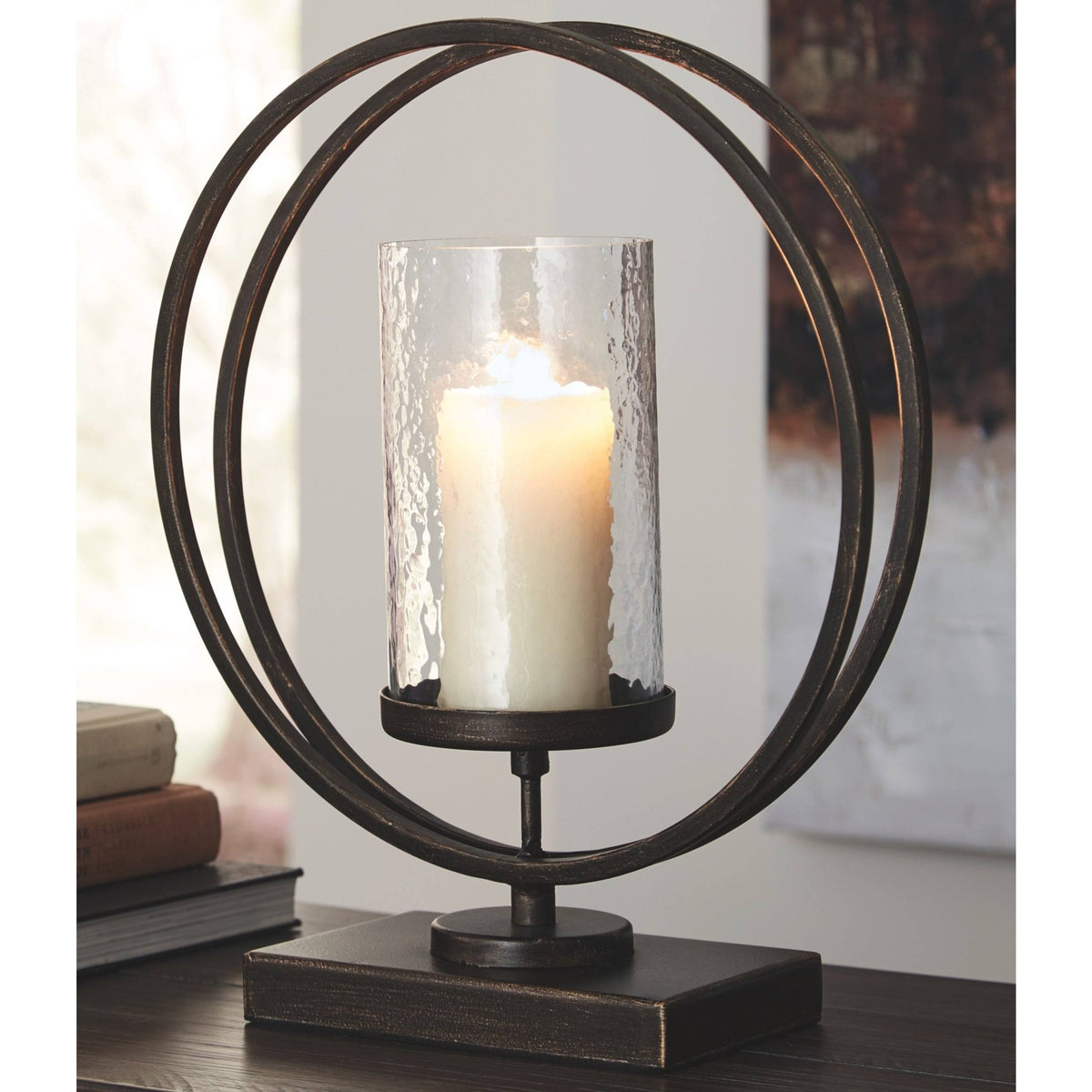 Gold Candle Holder D5809
