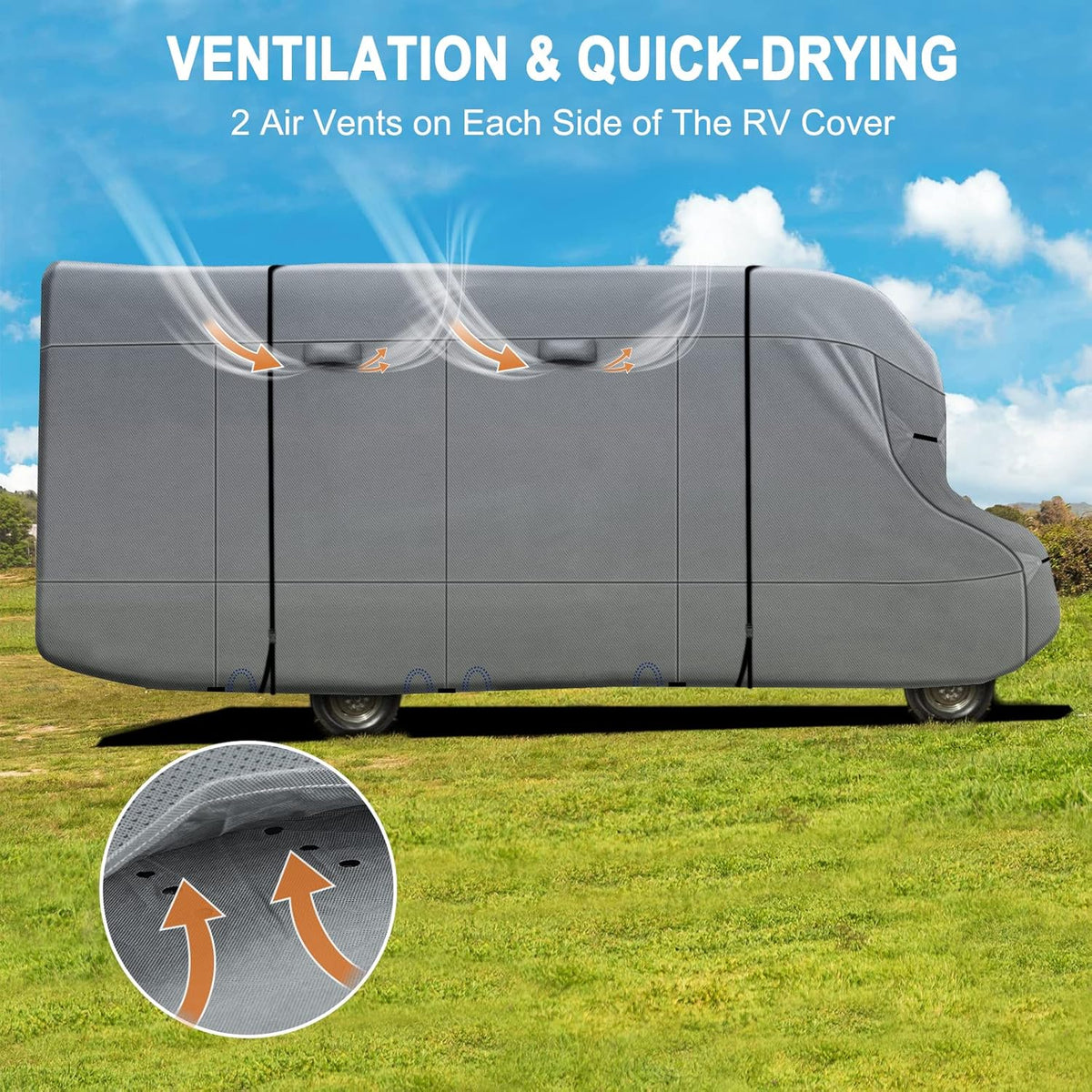 RV Cover Heavy Duty Anti-UV Rip-Stop P58843