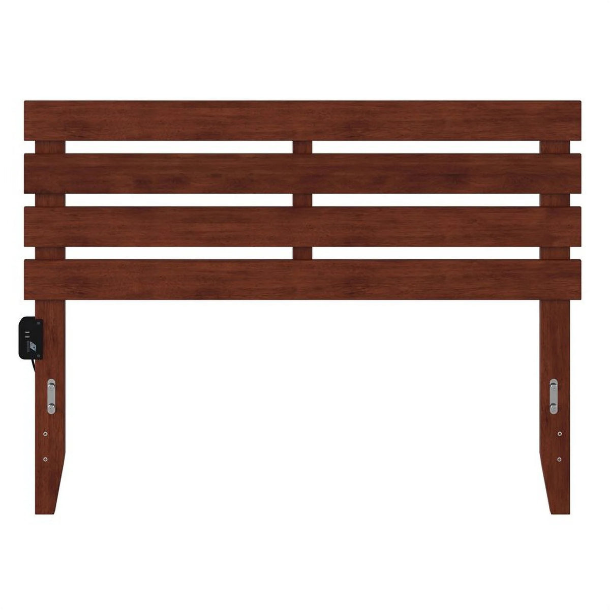 Solid Wood Full Headboard with USB Charger J78588