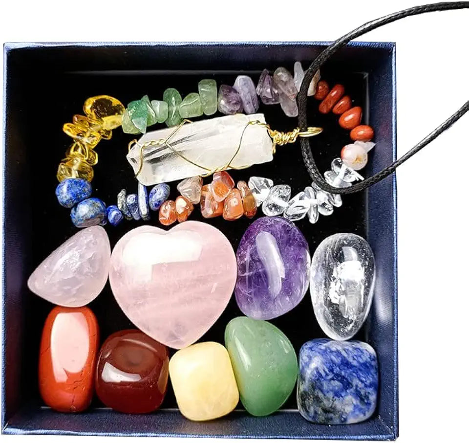 11 Pc Natural Crystal Gemstone Set P8323