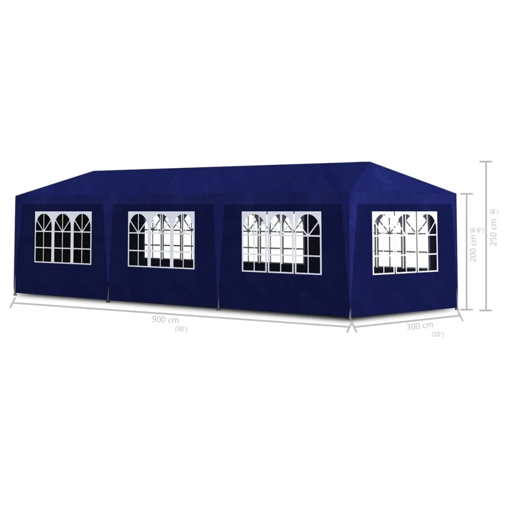 Blue 10'x30' Party Tent K212