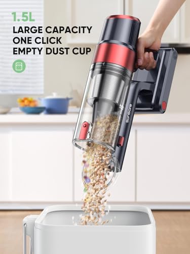 Cordless Stick Vacuum Cleaner 450W 40Kpa 55 Mins 1.5L E132672