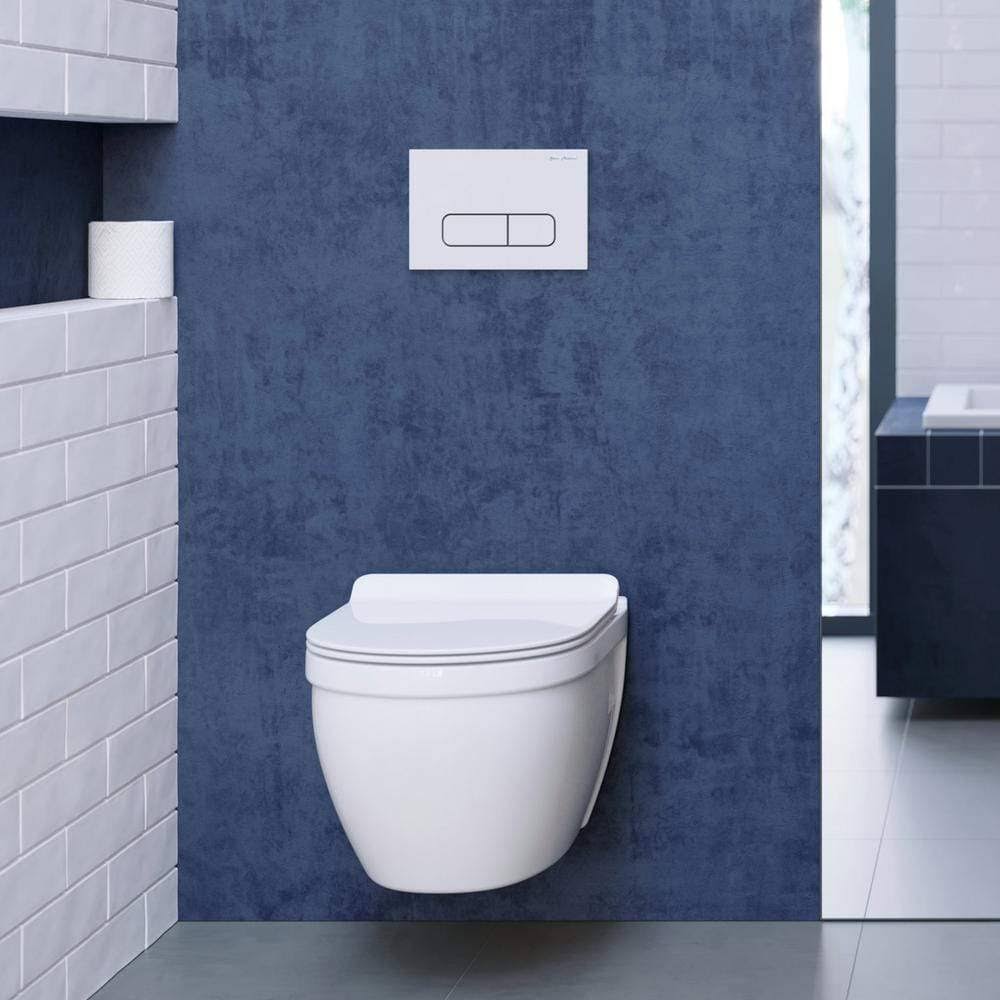 Glossy White Wall Hung Toilet S70565