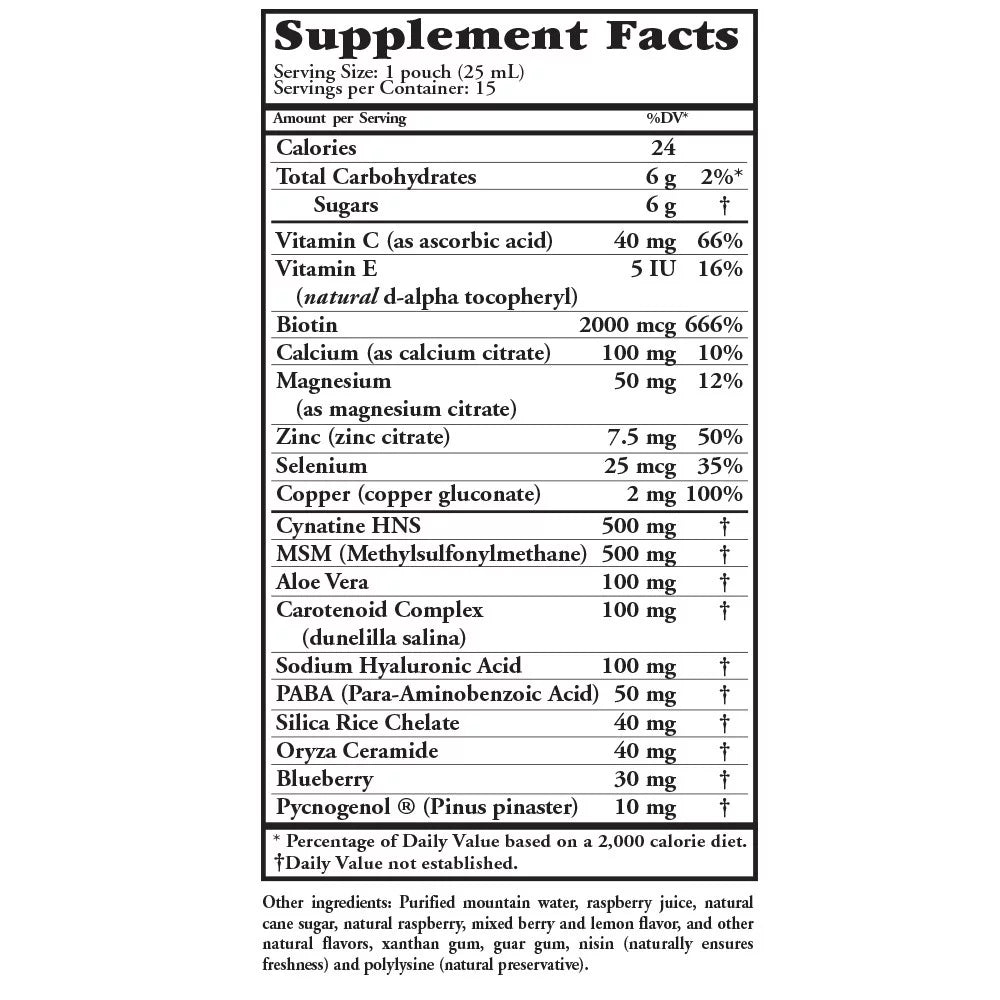 Hair, Skin & Nails Liquid Nutrients 15 Ct G2443