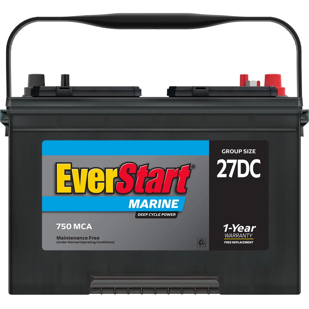 Lead Acid Marine & RV Deep Cycle Battery Group Size 27DC 12 Volt 740 MCA H42891