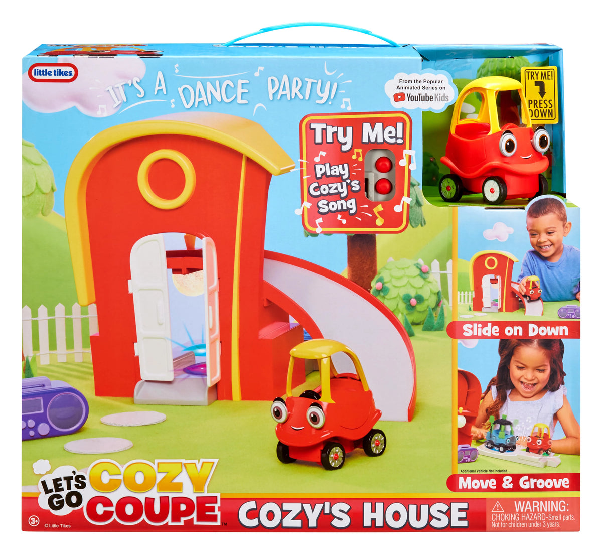 Musical Playset with Lights and Sounds and Mini Push and Play Vehicle J792