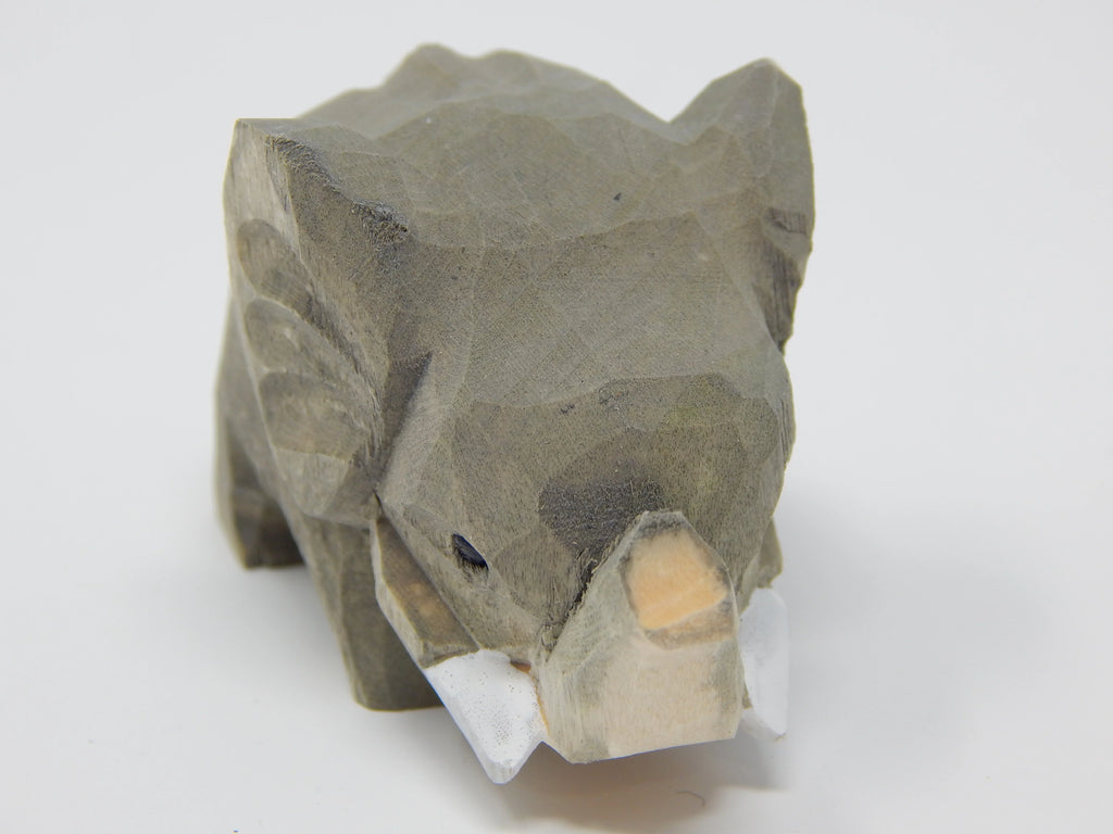 Small 2" Wooden Elephant Figure M197