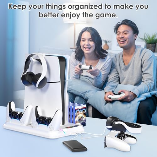 PS5 Cooling Station with Dual Controller Charger D409671