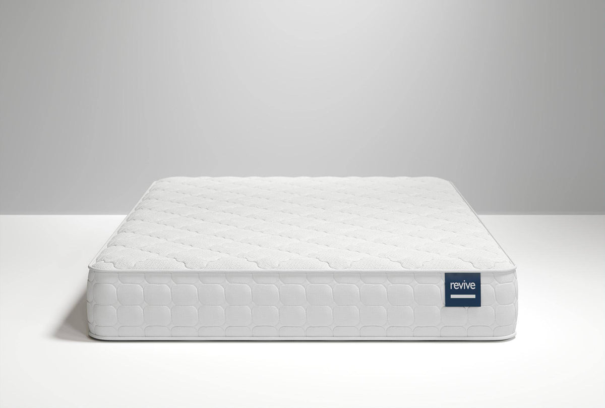 King Mattress White Fabric C3435