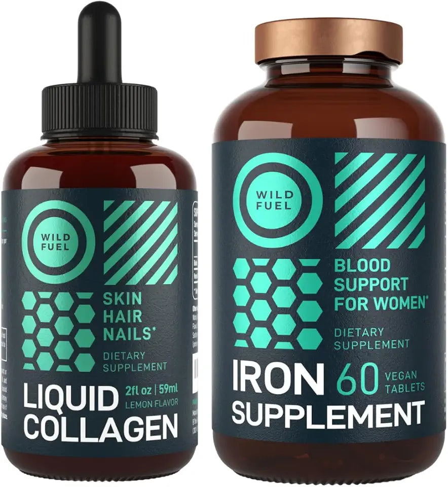Iron Supplement with Folic Acid and Collagen Peptides with Biotin K4791