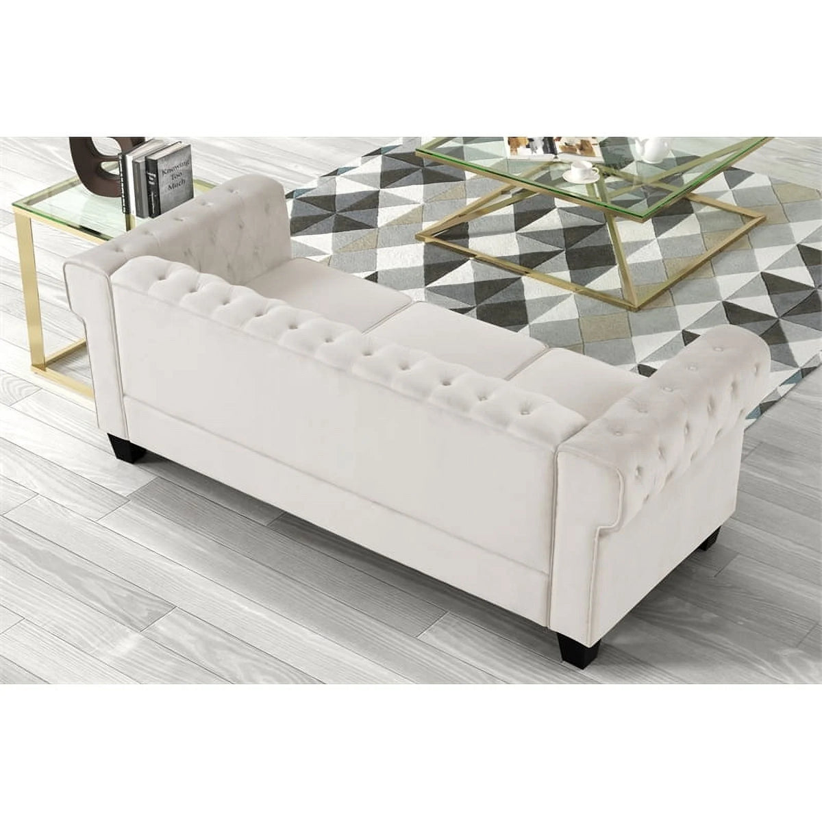 2-Piece Velvet Living Room Furniture Set S63200