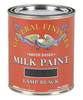 Water Based Milk Paint, 1 Quart, Lamp Black X85488