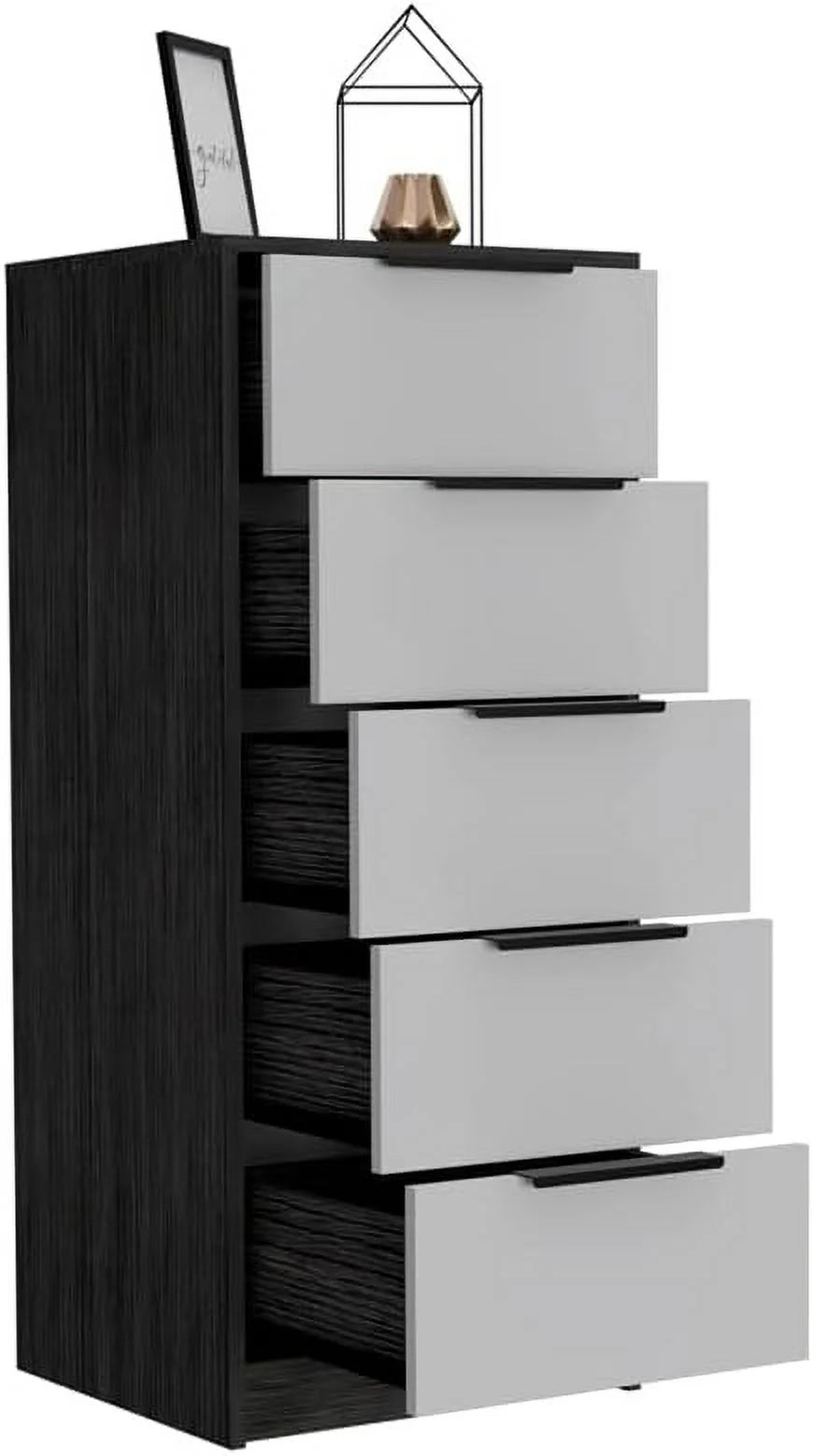 Modern 5-Drawer Engineered Wood Dresser E346490