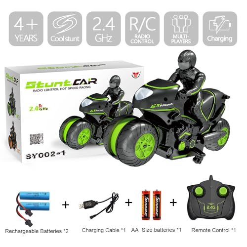 Green 2.4GHz Remote Control Motorcycle F21644