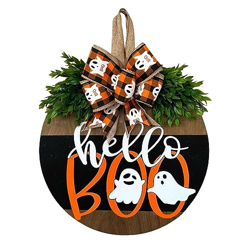 Christmas Wreath Hanging Sign with Bow K31613