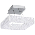 Chrome LED Semi-Flush Mount Light W17600