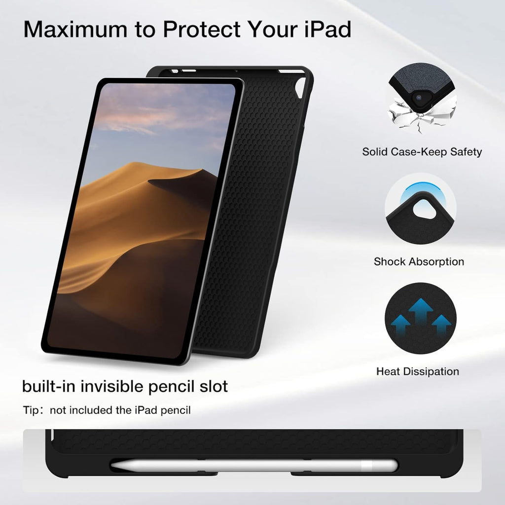 Detachable Wireless Bluetooth Keyboard Case with Trackpad for iPad U613