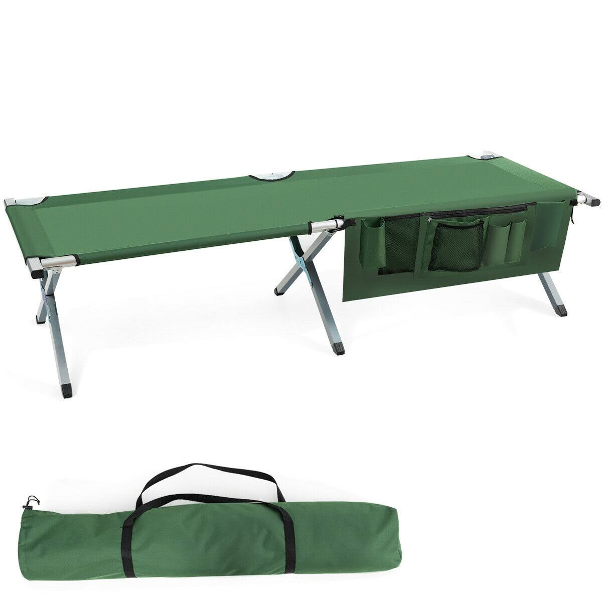 Heavy-Duty Folding Camping Cot with Carry Bag W2245