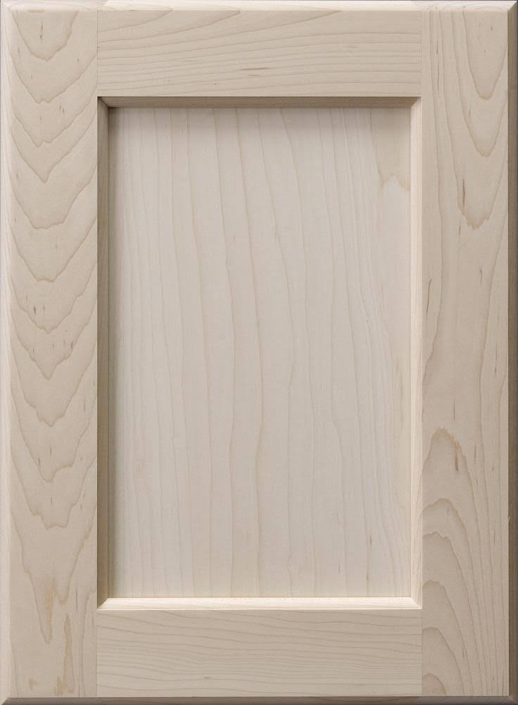 Unfinished Hard Maple Recess Panel Kitchen Cabinet Door T555325