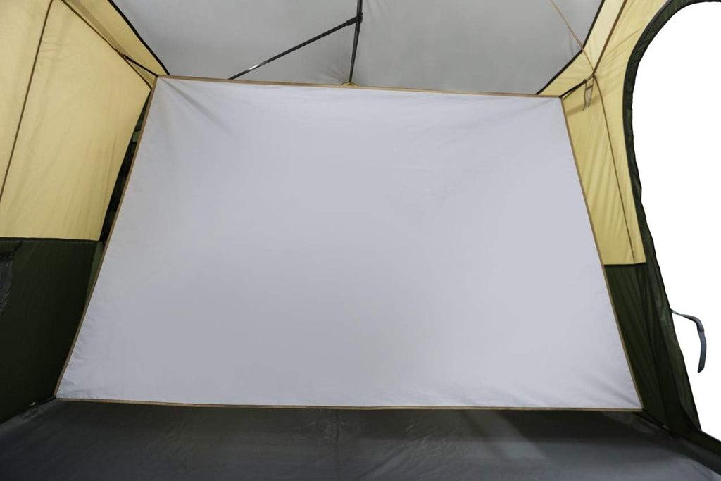 12 Person Cabin Tent with Closets and Room Dividers, Green S634272