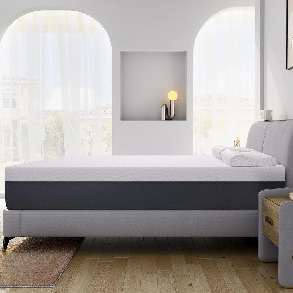 Short Queen 10 Cooling Gel Memory Foam Mattress Q1471