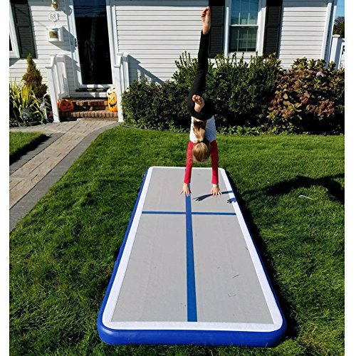 10ft/13ft/16ft/20ft Inflatable Gymnastics Tumbling Track Mat with Electric Air Pump V553