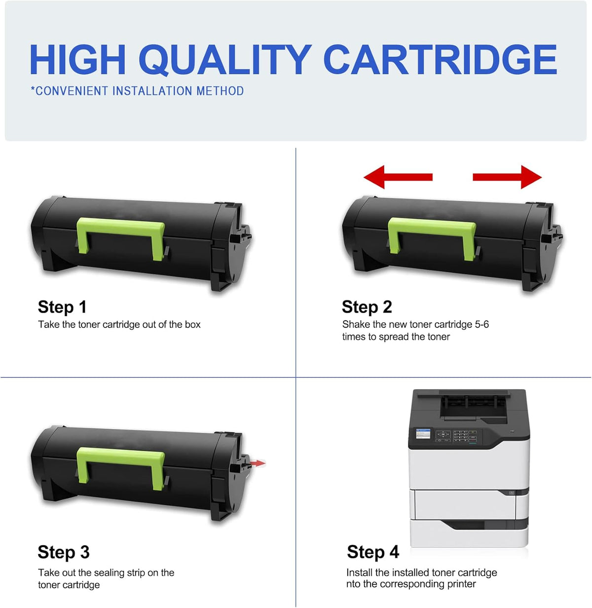 Black Toner Cartridge 1 Pack F714
