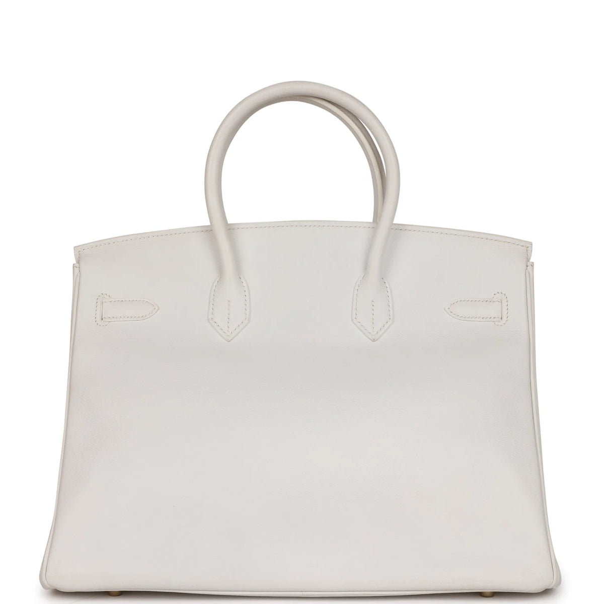 Pre-owned White Epsom Leather Birkin 35 R594138