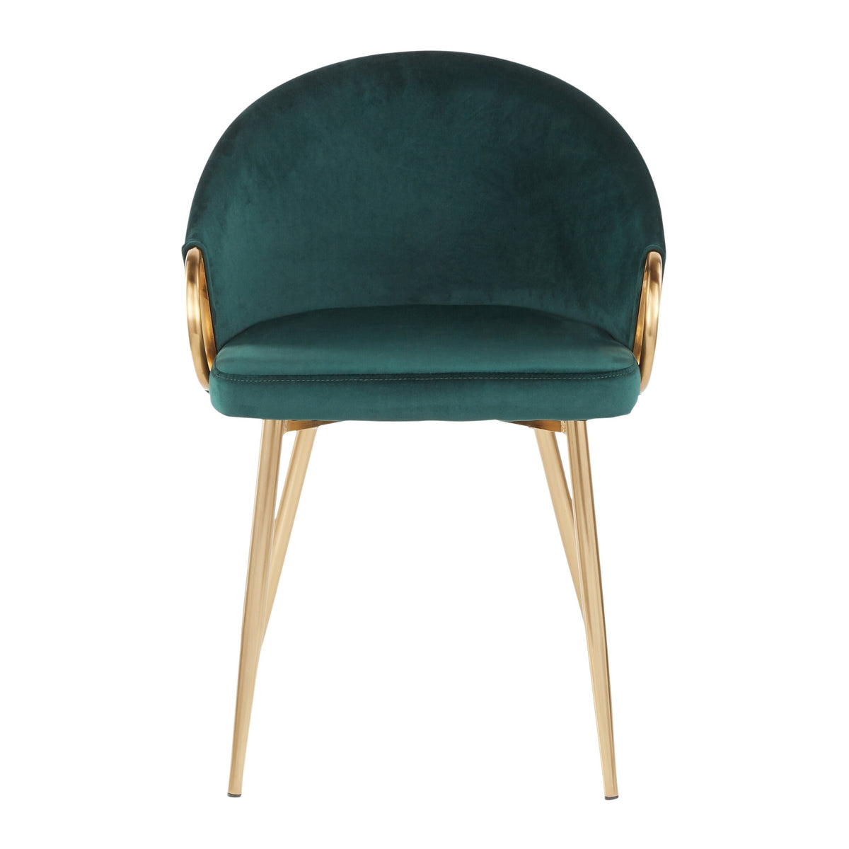 Light Blue Velvet Upholstered Chair G75995