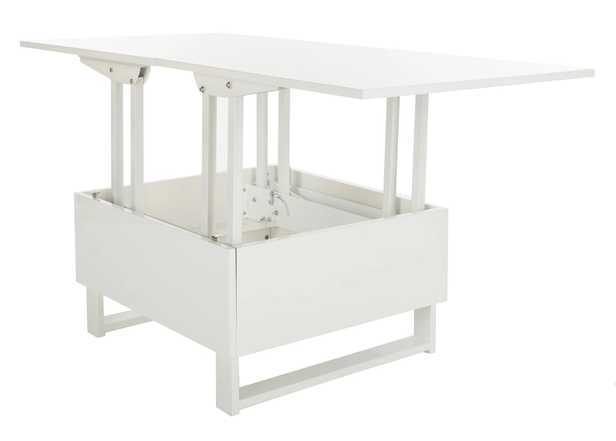 White Lift-Top Coffee Table X3781