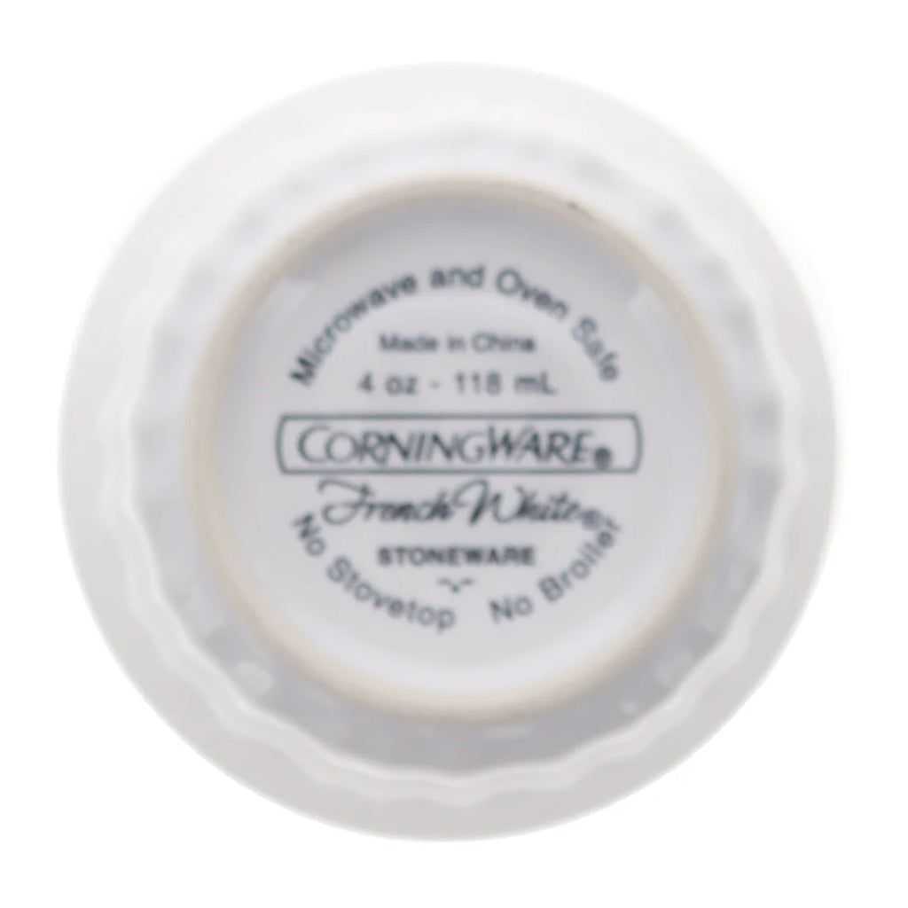 4-Pack 4oz Round French White Ramekins Bowl Q14867