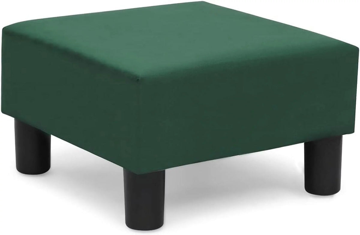Small Modern Velvet Footstool Ottoman A357