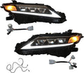 Upgrade Full LED Headlights Assembly with Sequential Turn Signal, Left+Right Pair S84284