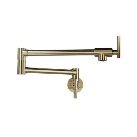 Stainless Steel Wall Mount Pot Filler Faucet D450