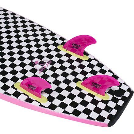 Hot Pink Tri Fin Surfboard S4513